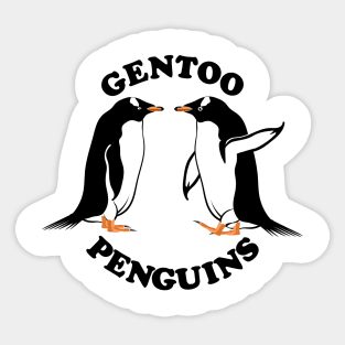 Gentoo Penguins Sticker